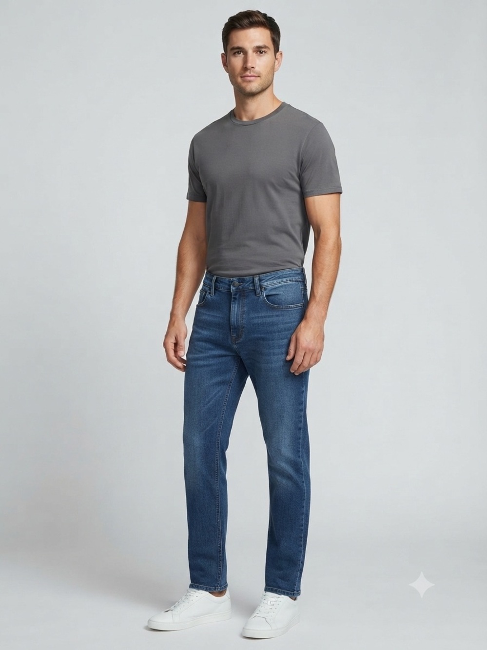Quiksilver Straight Fit Men's Blue Denim Jeans Size 34x30